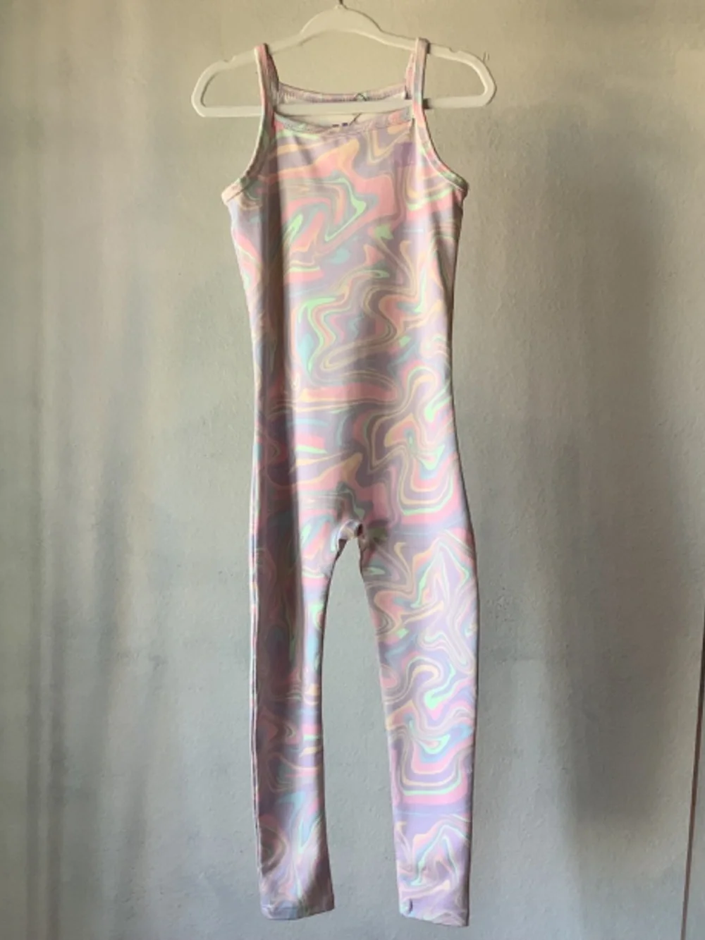 NWT Cotton On Kids Girls Active Size 4 Sleeveless Jumper The MVE Romper Pastle